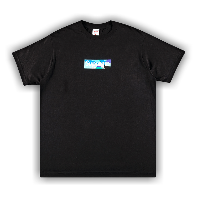 Buy Supreme x Emilio Pucci Box Logo Tee 'Black/Blue