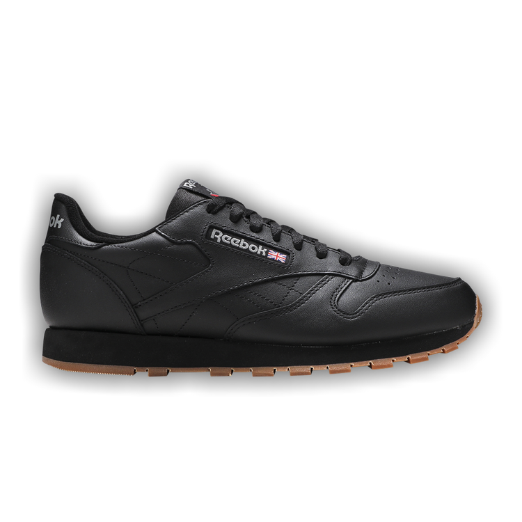 Black reebok classic gum sole outlet