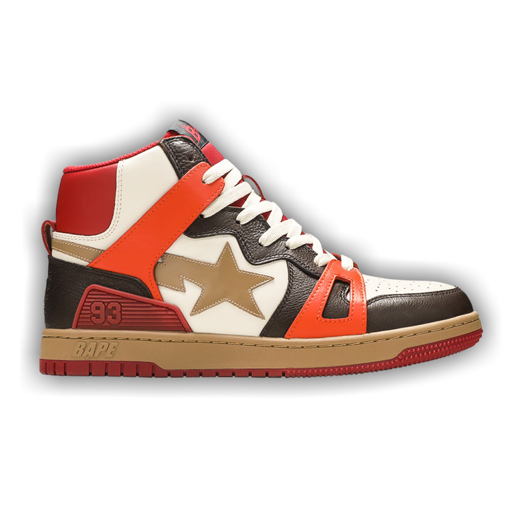 A BATHING APE スタジャン 93 AUTHENTIC A BATHING APE BAPE BAPESTA 93 HI BAPE STA SNEAKERS