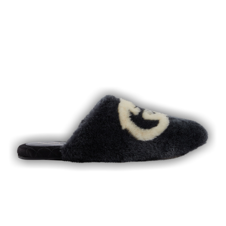 GUCCI｜SLIPPERS (719749 FAA0U 9768) GUCCI Horsebit Wrap-toe Slippers Men's Ebony 719749 FAA0U