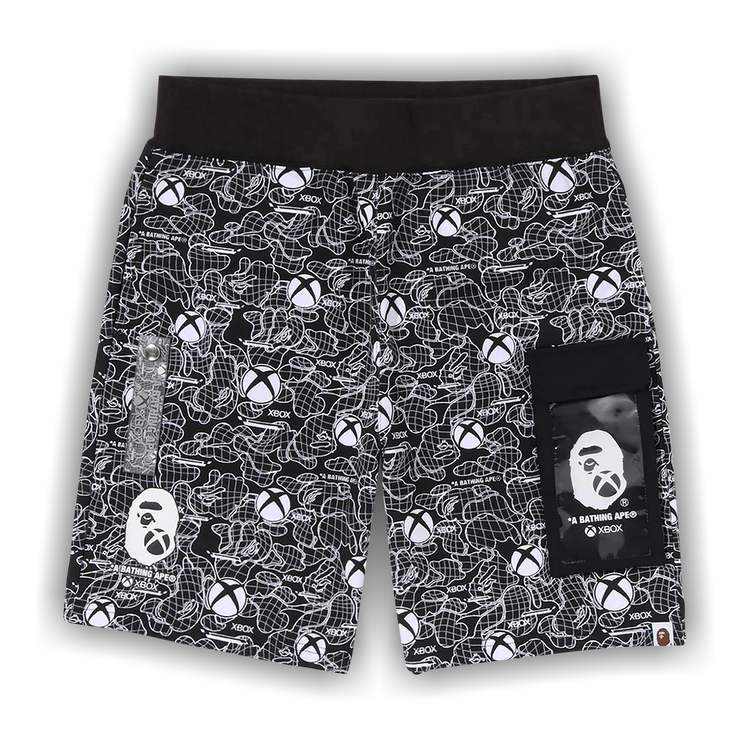 Buy BAPE x Xbox Camo Sweat Shorts 'Black' - 1K73 153 901 BLACK | GOAT