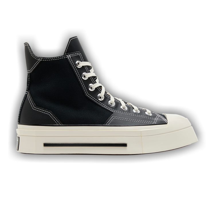 Buy Wmns Chuck 70 De Luxe Squared High 'Black Egret' - A06435C | GOAT