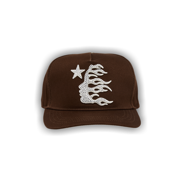 【大放出セール】 Snapback Logo OG Hellstar Buy Hat 'Brown Rhinestones With 帽子