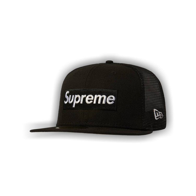 Buy Supreme Box Logo Mesh Back New Era 'Black' - SS22H49 BLACK | GOAT