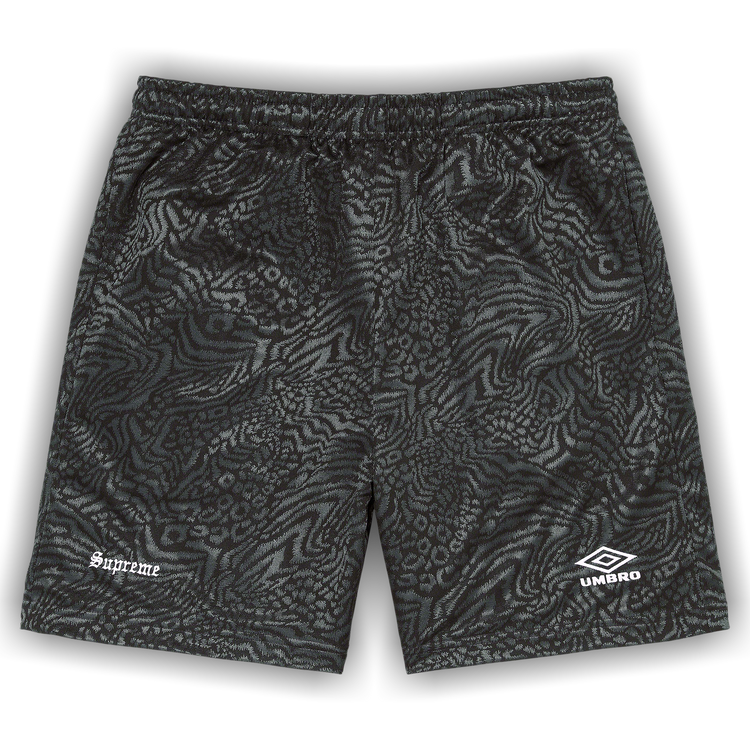 ウェア Supreme Jacquard Soccer Short Supreme Umbro Animal Jacquard Soccer Short Black – blueandcream