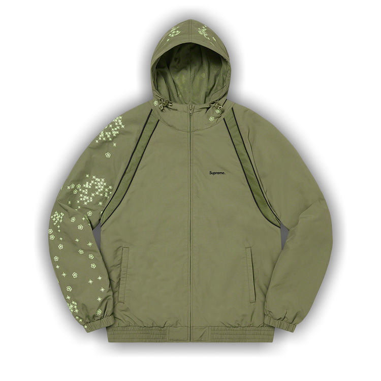 Supreme オリーブグリーン ジャージジャケット Supreme Tricot Track Jacket Olive Men's - SS24 - US