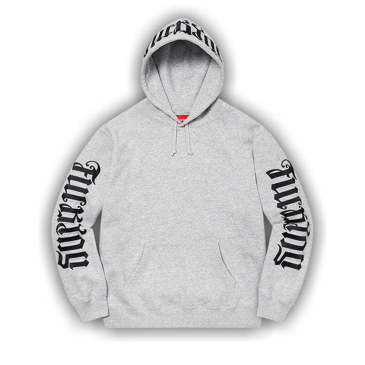 Buy Supreme Ambigram Hooded Sweatshirt 'Heather Grey' - SS22SW44 HEATHER  GREY | GOAT