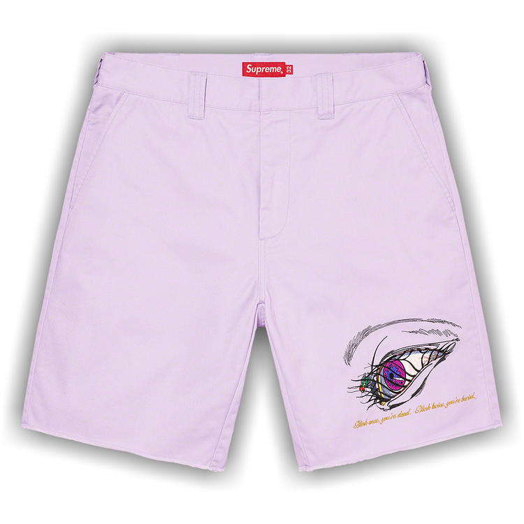 Buy Supreme Aeon Flux Work Short 'Lavender' - SS22SH20 LAVENDER | GOAT