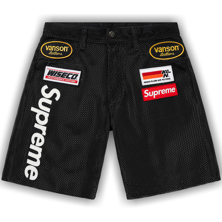 Buy Supreme x Vanson Leathers Cordura Mesh Short 'Black