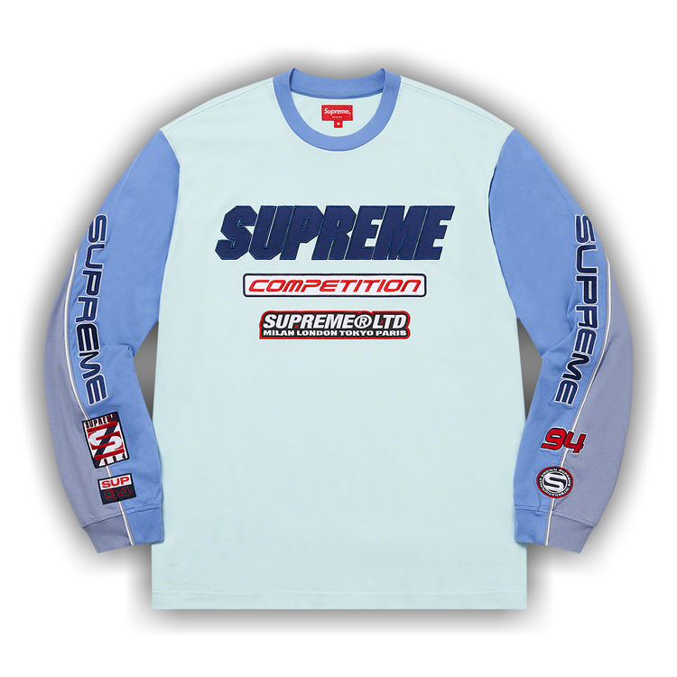 Buy Supreme Competition Long-Sleeve Top 'Light Blue' - SS22KN21