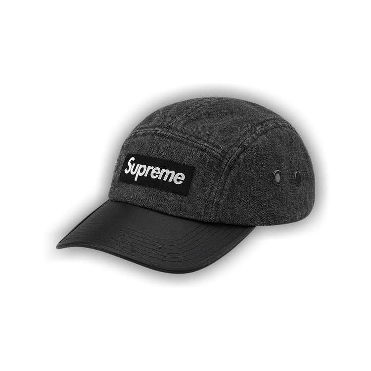 Buy Supreme 2-Tone Denim Camp Cap 'Black' - SS20H92 BLACK | GOAT