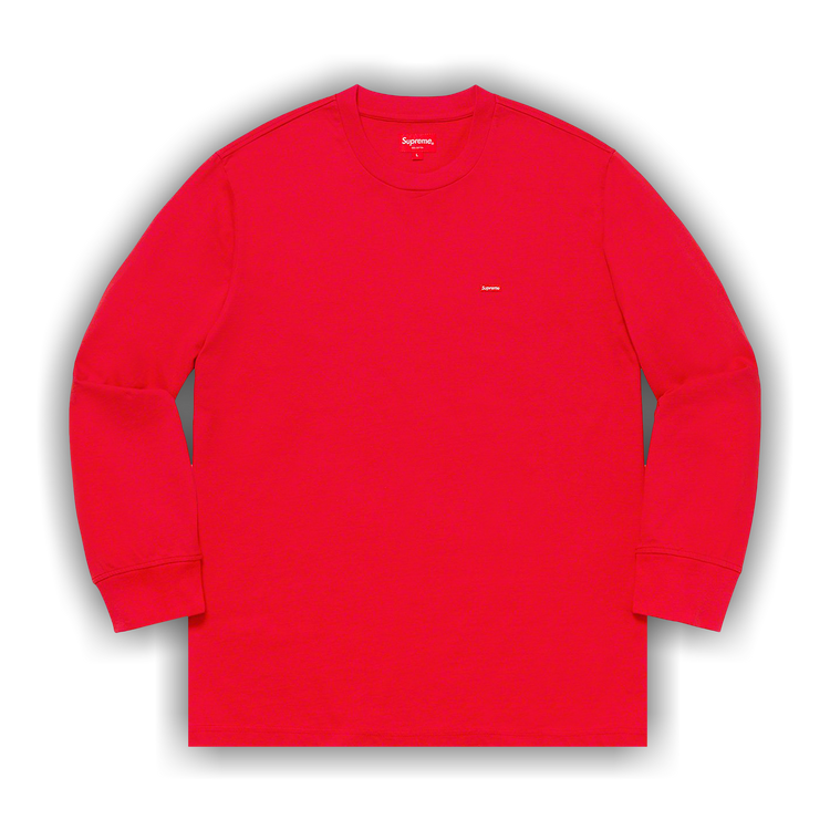 Buy Supreme Small Box Long-Sleeve Tee 'Red' - SS20KN88 RED | GOAT