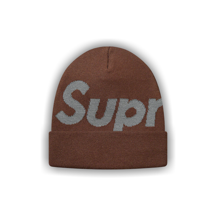 Supreme Veal Logo Beanie Tan 茶色　ブラウン Buy Supreme Big Logo Beanie 'Brown' - FW18BN5 BROWN | GOAT UK