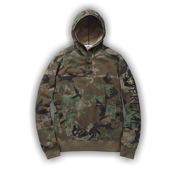 【メーカー直売】の商品をすべて Sweatshirt Hooded Island Stone x Supreme Buy 'Woodland GOAT | WOOD 1FW140106XSHS  0534 - Camo' トップス