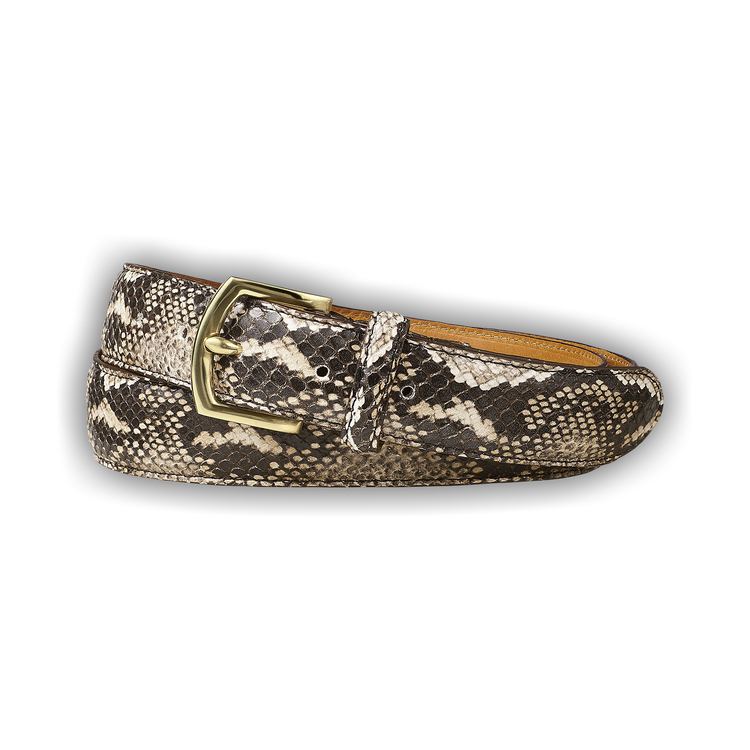 Buy Supreme Faux Snakeskin Belt 'Tan' - 0052 1FW170602FSB TAN | GOAT