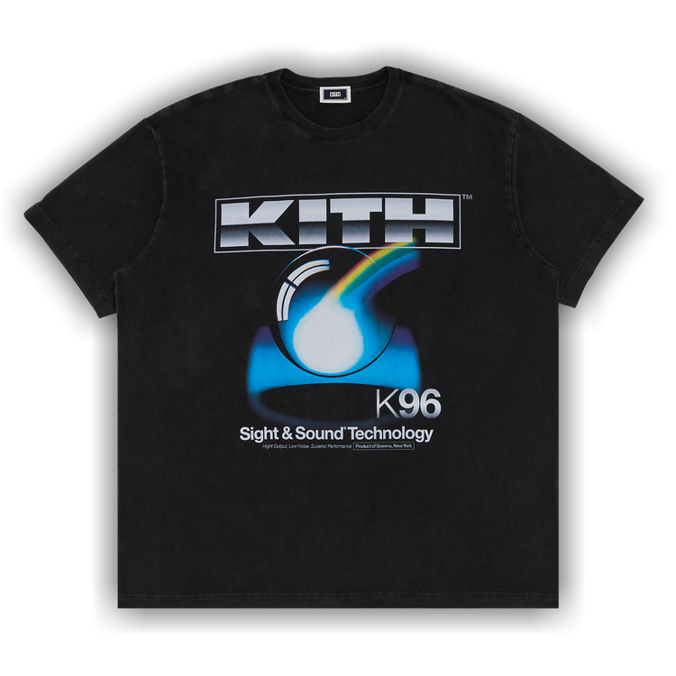 ★24SS 最新作★Kith Premium Technology 1996 Vintage Tee Kith Premium Technology 1996 Vintage Tee Black Men's - SS24 - US