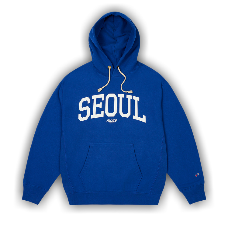 Buy Palace Champion Shop Hood Seoul 'Blue' - P25CHD005 | GOAT