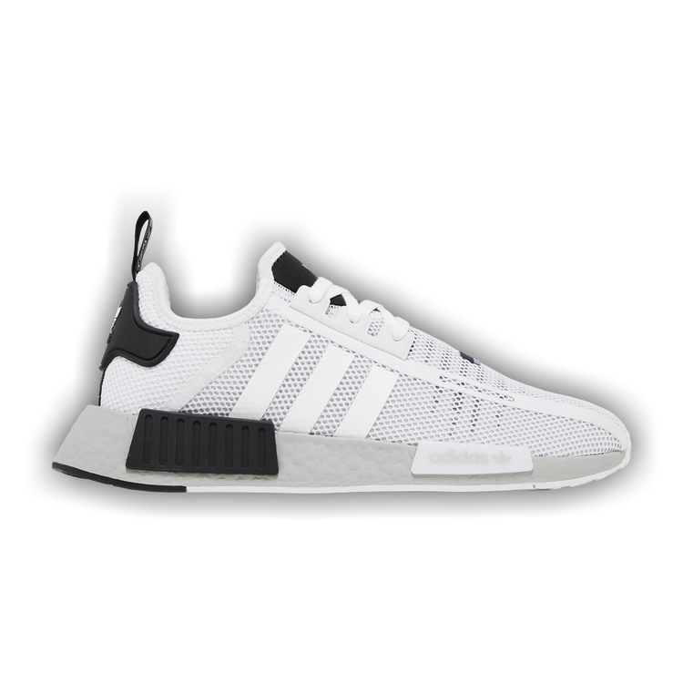 Adidas Nmd_r1 White Nmd Black Blocks Adidas Nmd R1 Lace Up Mens