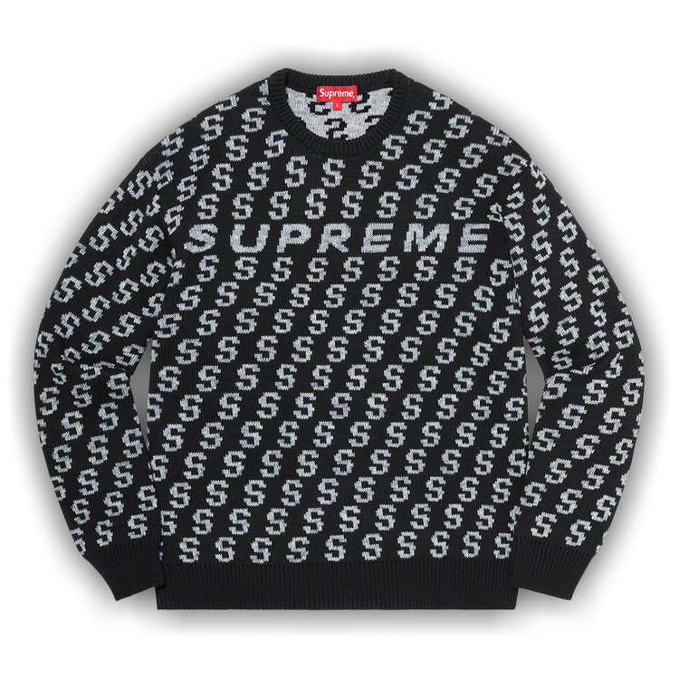 Buy Supreme S Repeat Sweater 'Black' - SS21SK5 BLACK | GOAT