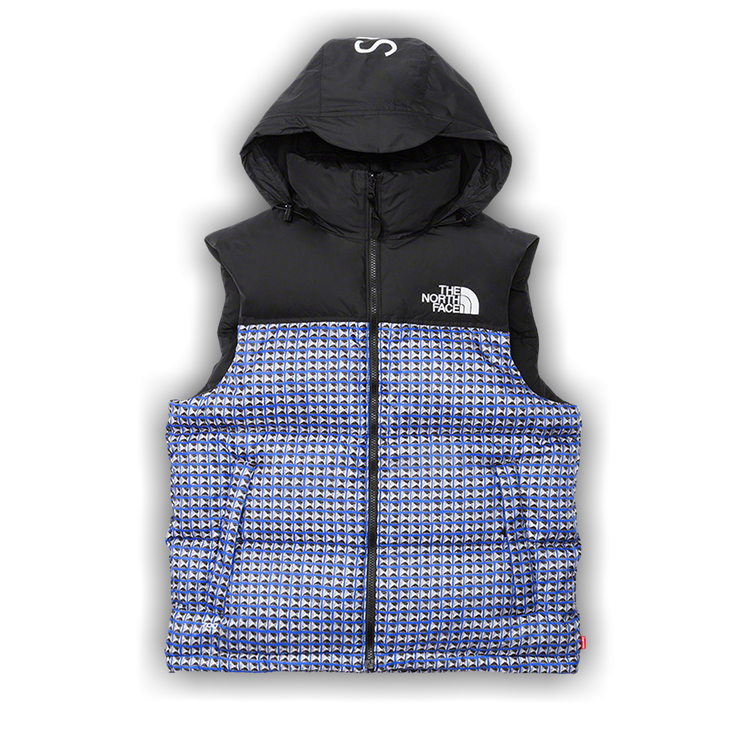 Buy Supreme x The North Face Studded Nuptse Vest 'Royal' - SS21J7