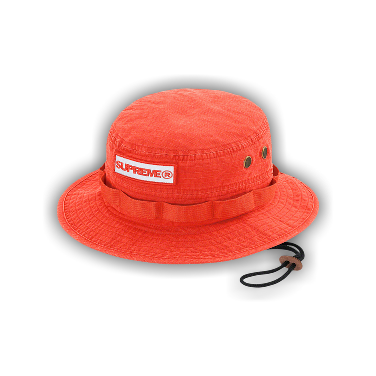 Buy Supreme Reflective Patch Boonie 'Orange' - SS21H43