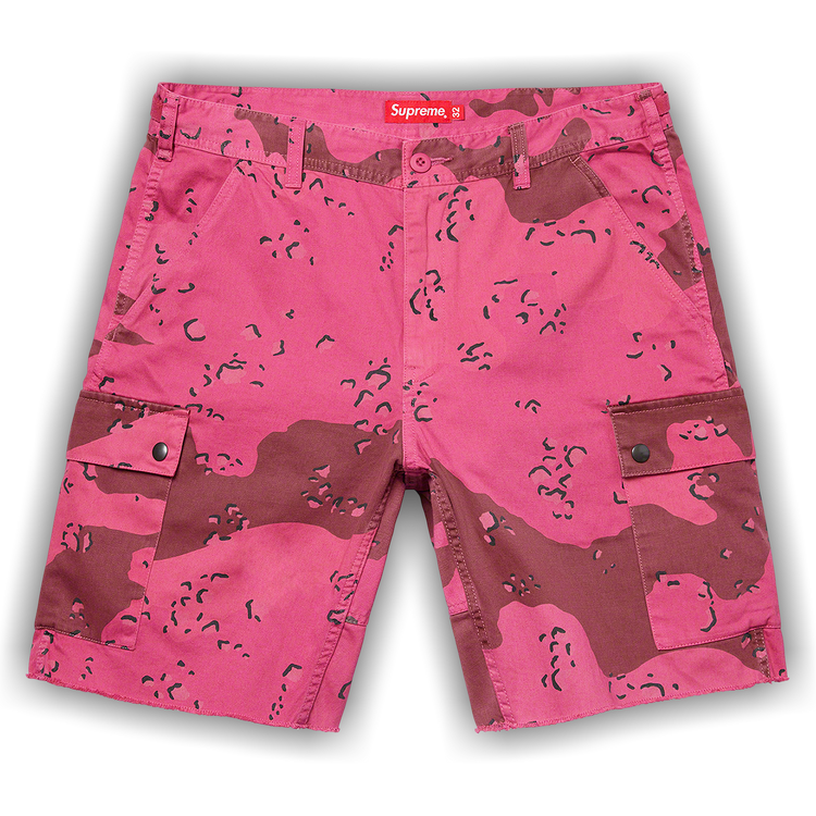 Buy Supreme Overdyed Camo Cargo Short 'Pink' - SS21SH10 PINK | GOAT
