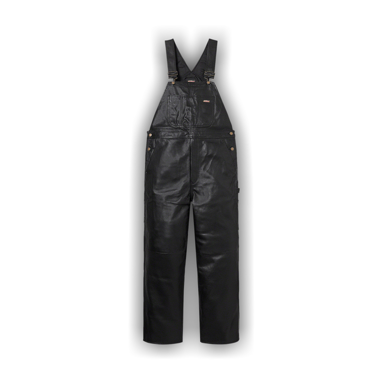 パンツ Supreme Dickies Leather Overalls Buy Supreme x Dickies Leather Overalls 'Black' - FW23P101