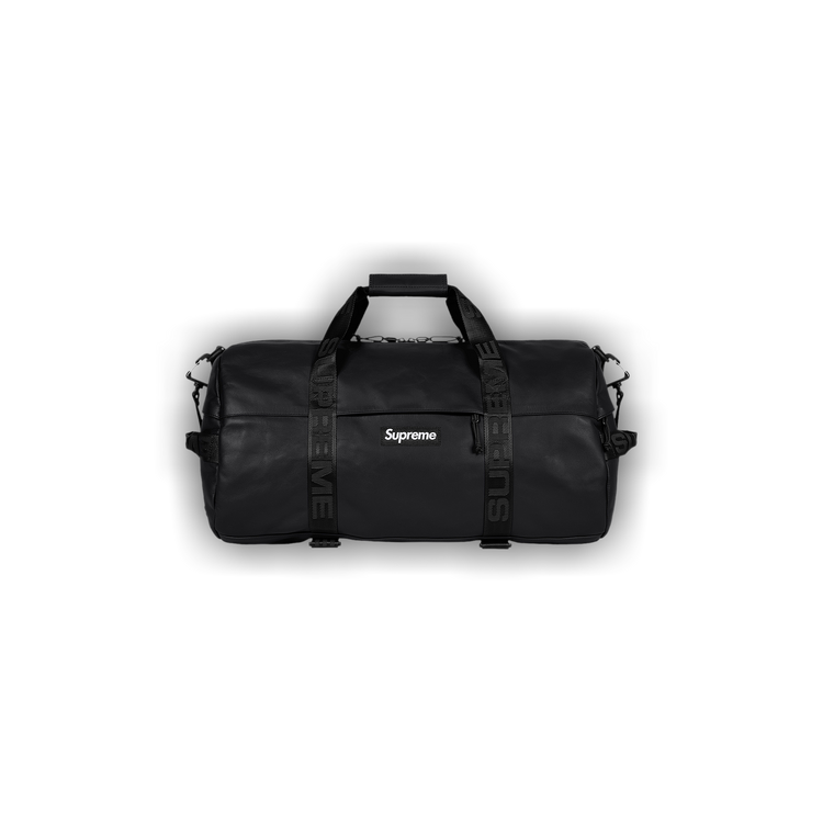 Buy Supreme Leather Duffle Bag 'Black' - FW23B18 BLACK | GOAT