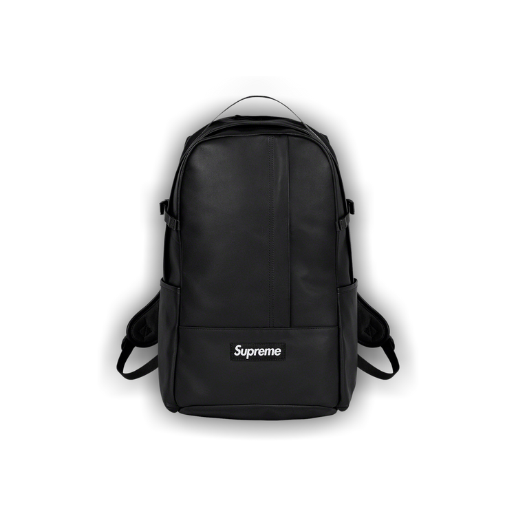 Buy Supreme Leather Backpack 'Black' - FW23B16 BLACK | GOAT