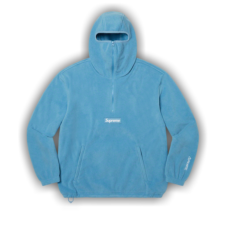 Supreme - Blue  Supreme Polartec Small Box Crewneck (FW18) - $138