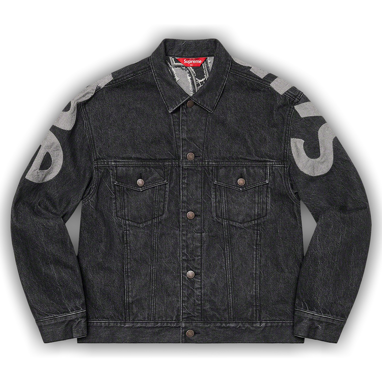将*吉様 Supreme x Levi's Fleece Trucker Jac Supreme Levi's Fleece Hooded Trucker Jacket Blue Men's