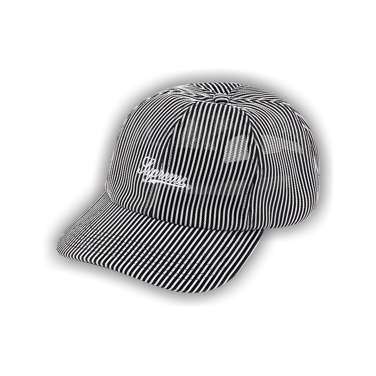 Buy Supreme Stripe Mesh 6-Panel 'Black' - SS22H22 BLACK | GOAT