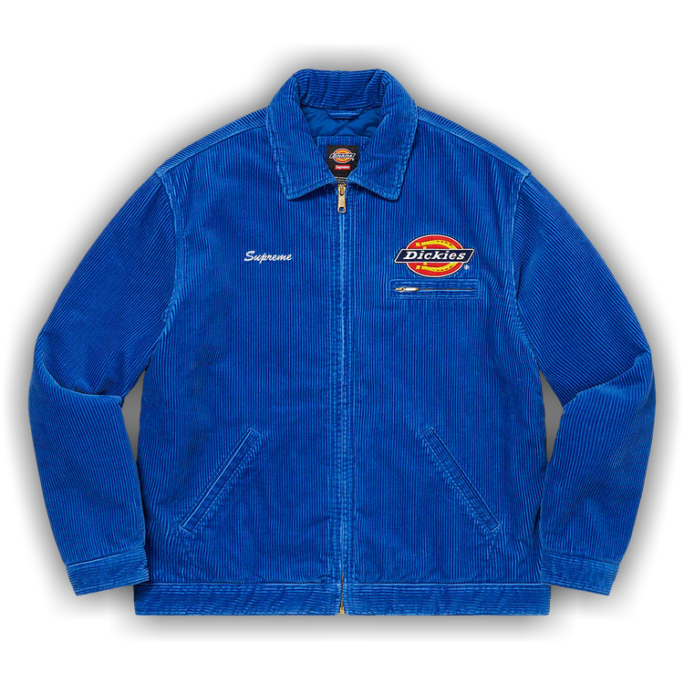 Buy Supreme x Dickies Corduroy Work Jacket 'Royal' - FW22J14 ROYAL | GOAT