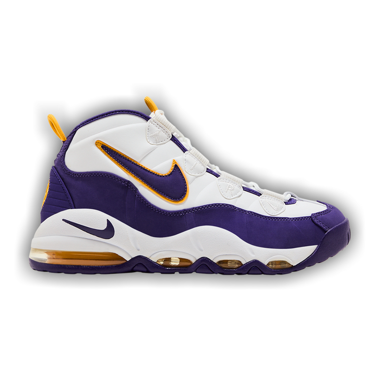 Nike air max uptempo lakers sale