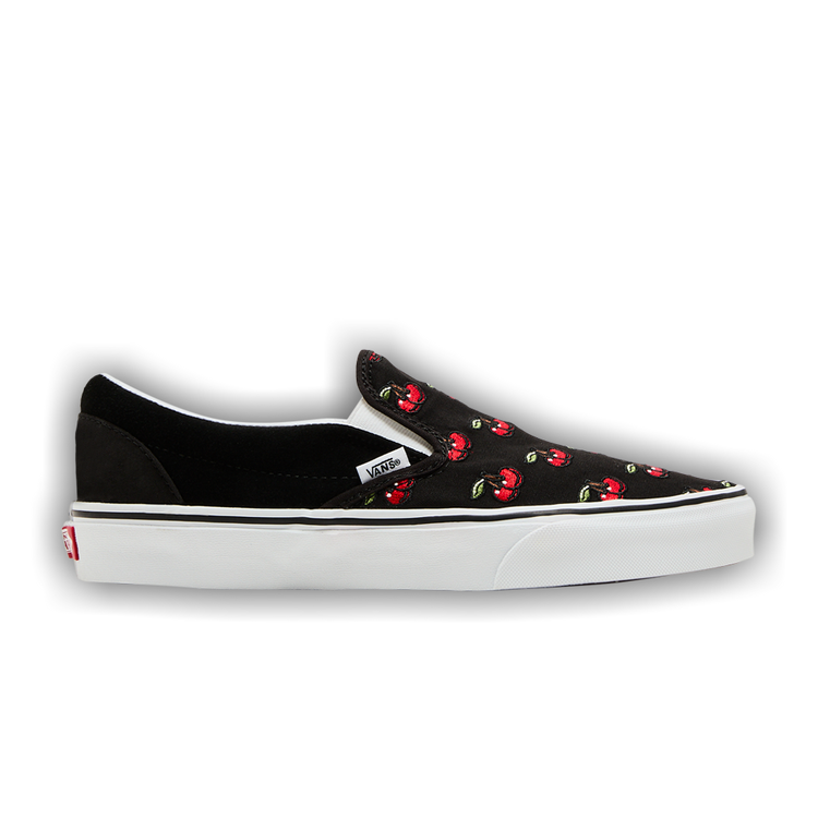 Slip on cherry vans outlet