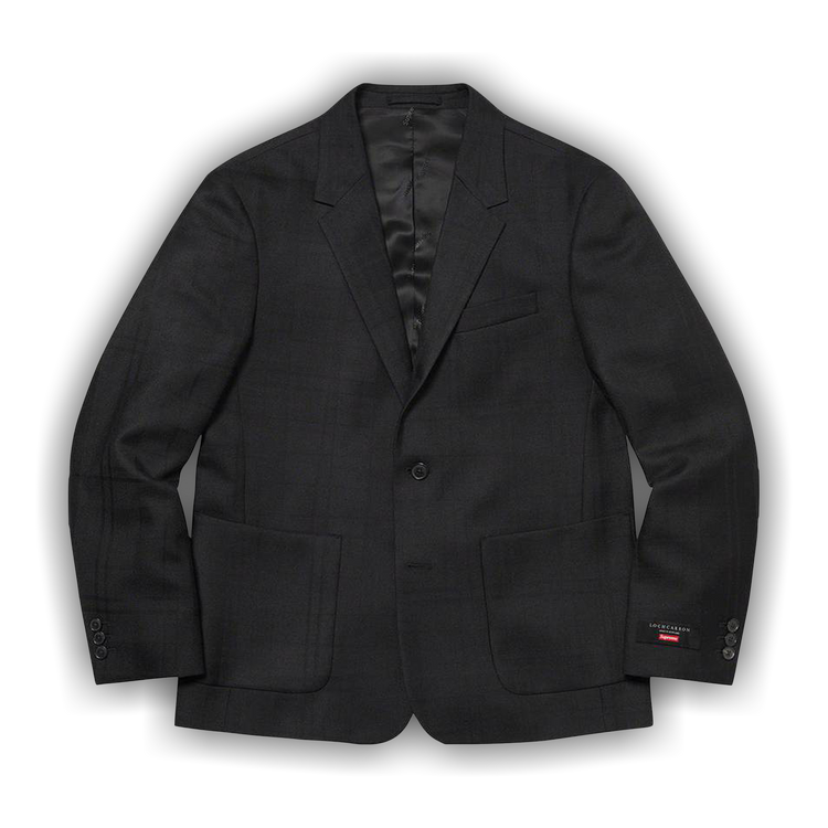 Buy Supreme Tartan Wool Suit 'Black' - SS22SU1 BLACK | GOAT