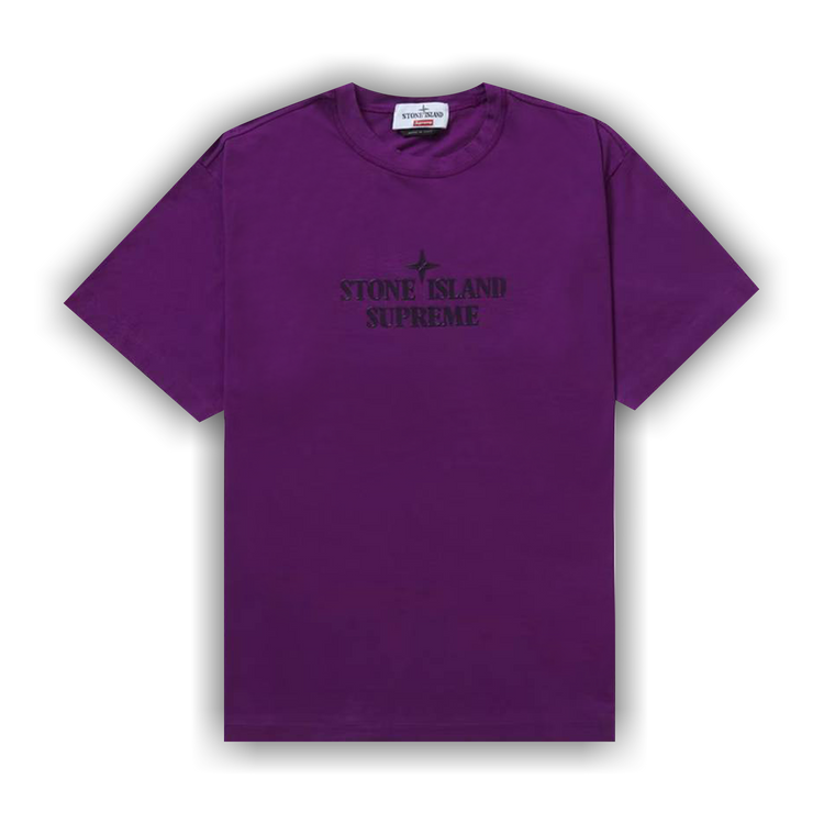 Buy Supreme x Stone Island Short-Sleeve Top 'Purple' - SS22KN6A