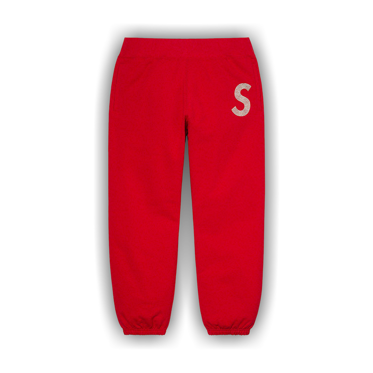Buy Supreme x Swarovski S Logo Sweatpant 'Red' - SS21P61 RED | GOAT