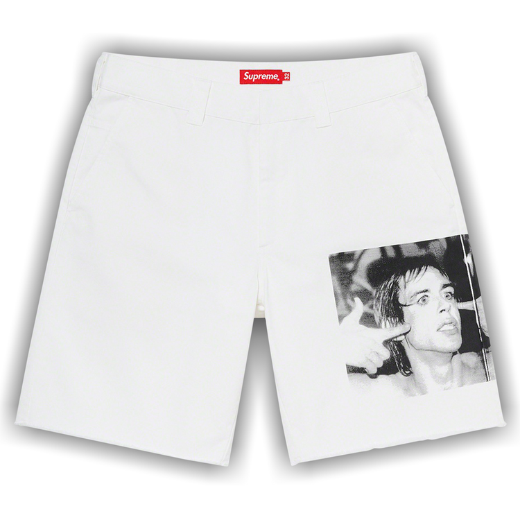 Buy Supreme Iggy Pop Work Short 'White' - SS21SH28 WHITE | GOAT UK