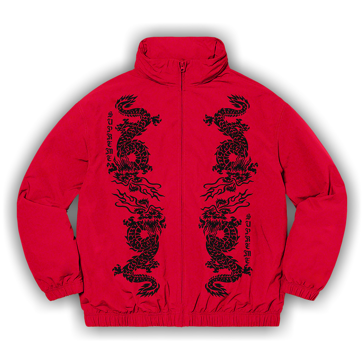 Size l Supreme Dragon Track Jacket 'Red'