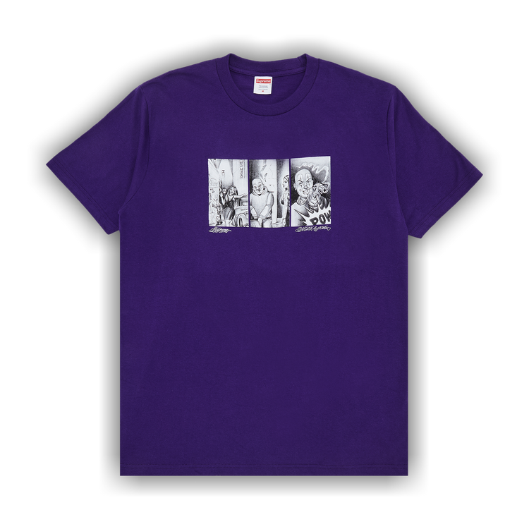 Size xl Supreme Mister Cartoon Pow Tee 'Purple'