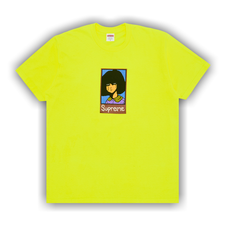 Buy Supreme Emo Tee 'Fluorescent Yellow' - FW24T28