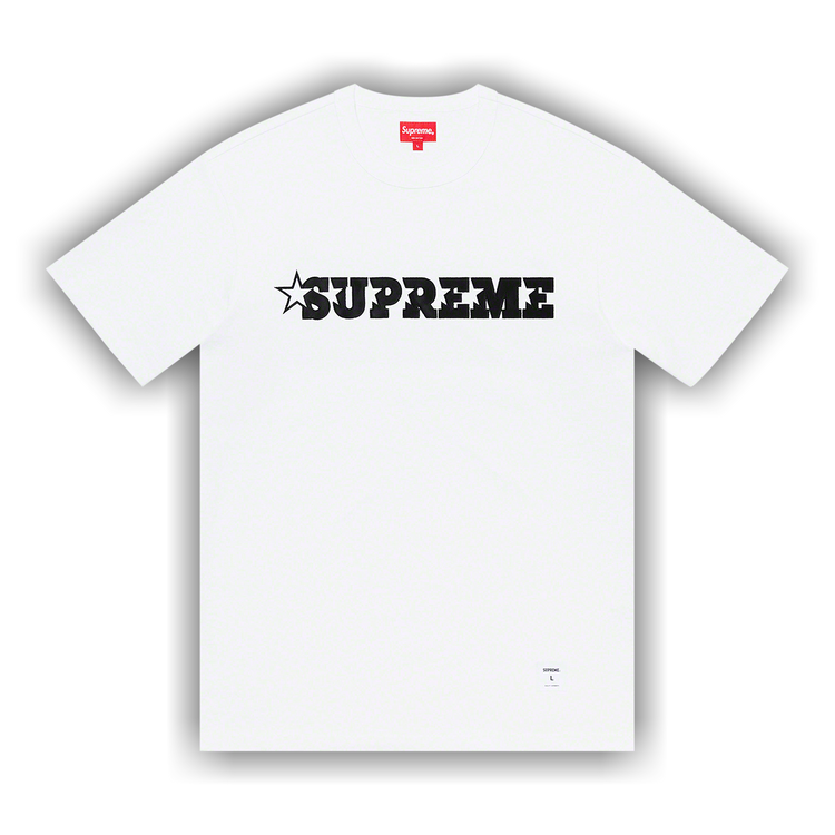 Buy Supreme Star Logo Short-Sleeve Top 'White' - SS20KN104