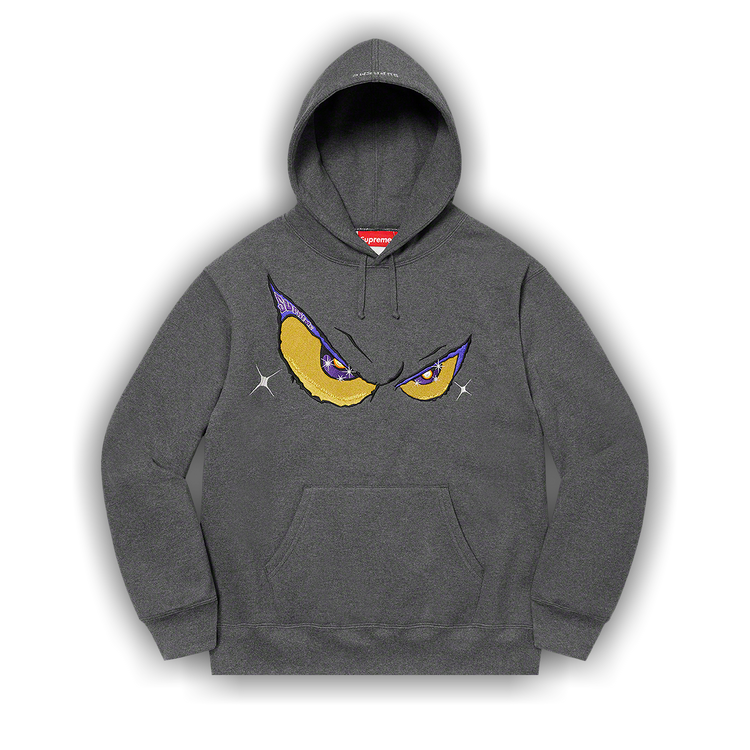 Buy Supreme Eyes Hooded Sweatshirt 'Charcoal' - FW21SW47 CHARCOAL