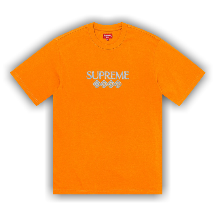 Buy Supreme Glitter Short-Sleeve Top 'Orange' - FW21KN67 ORANGE | GOAT