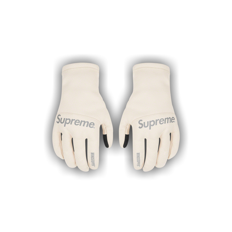 Buy Supreme WINDSTOPPER Gloves 'Stone' - FW21A13 STONE | GOAT