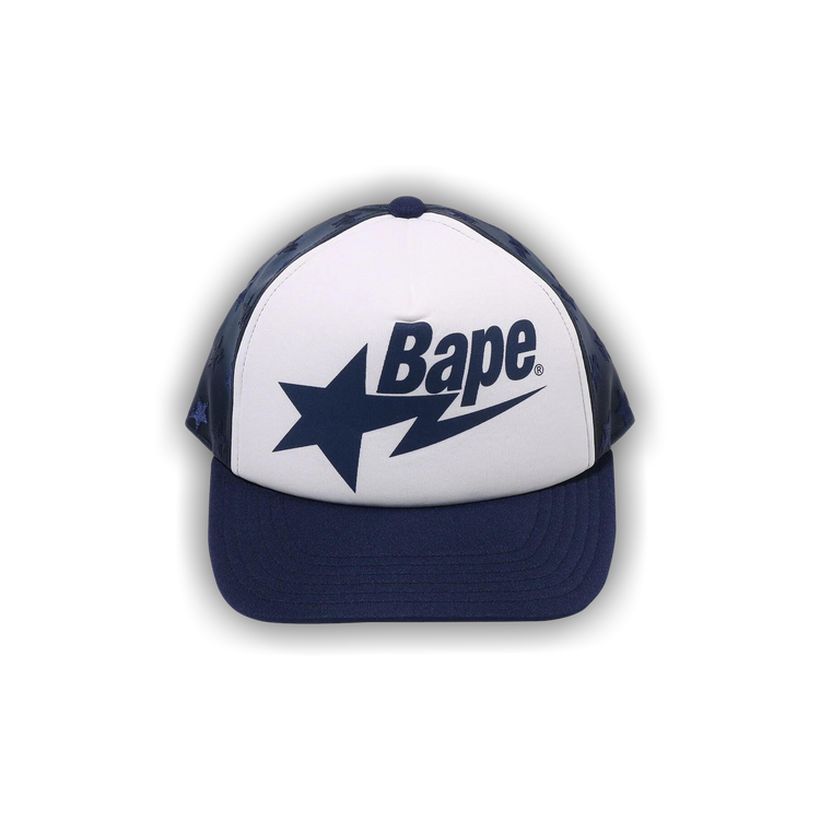 Buy BAPE Sta Mesh Cap 'Navy' - 1K80 180 009 NAVY | GOAT