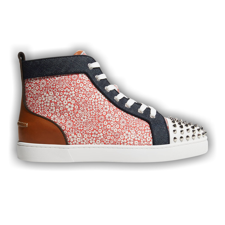 Buy Christian Louboutin Louis Flat Calf Spikes High 'Floral