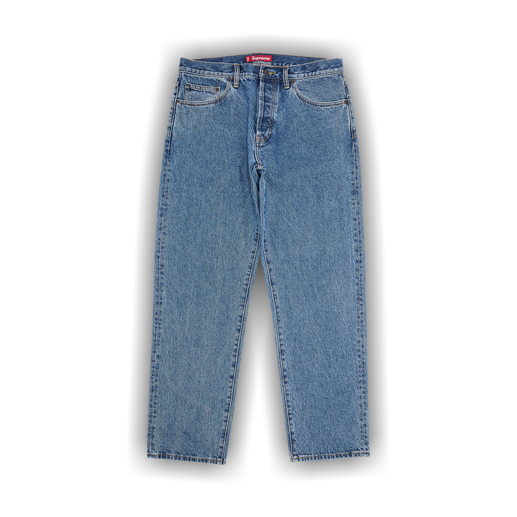 Buy Supreme Regular Jean 'Washed Indigo' - FW24P31 WASHED INDIGO | GOAT
