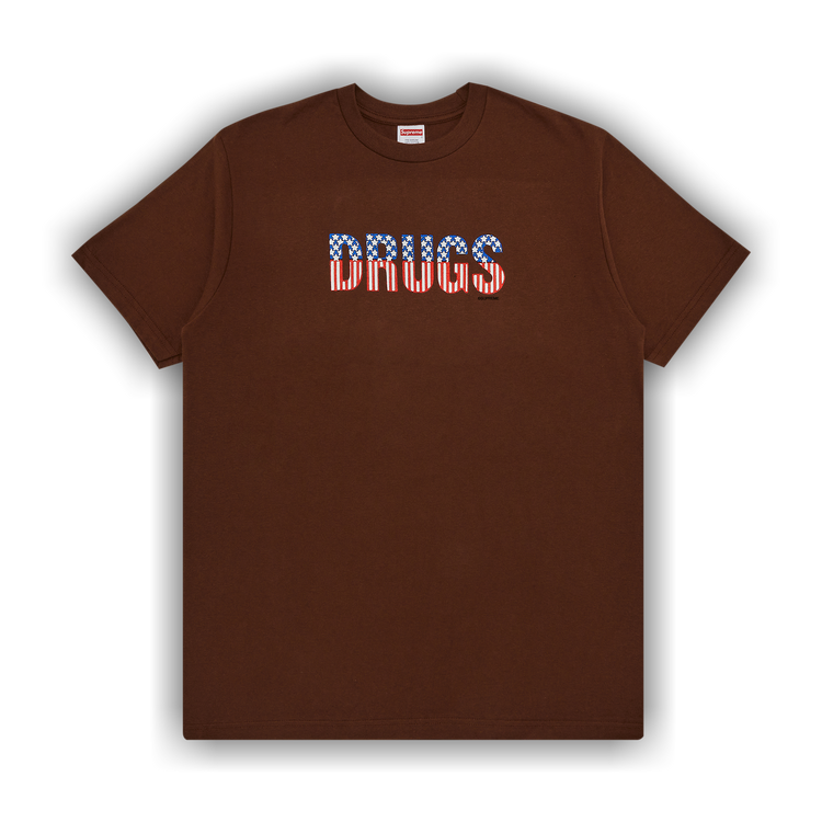 Buy Supreme Drugs Tee 'Brown' - FW24T35 BROWN | GOAT